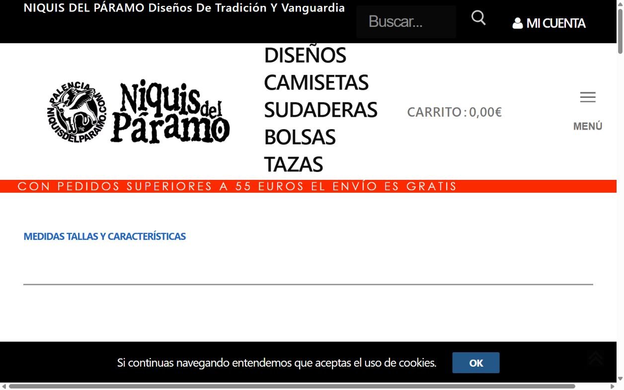Web de Niquis del Paramo
