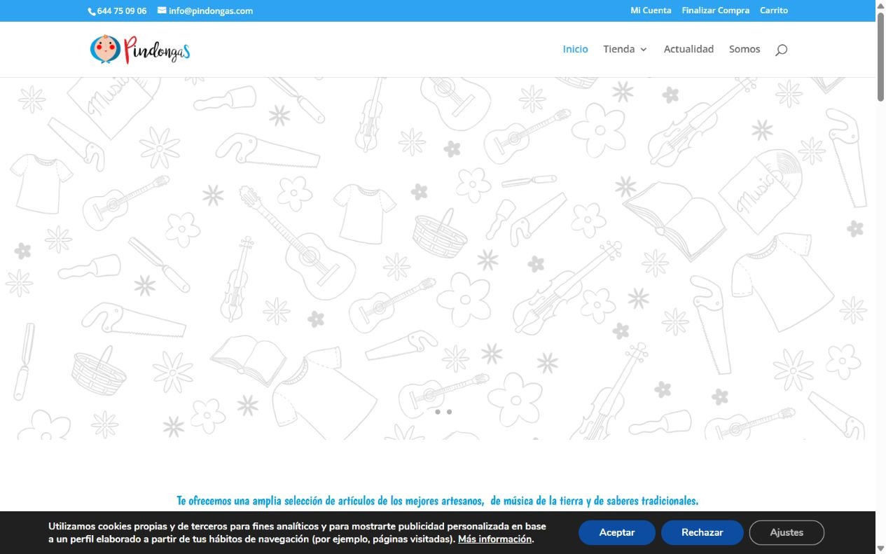 Web de Pindongas