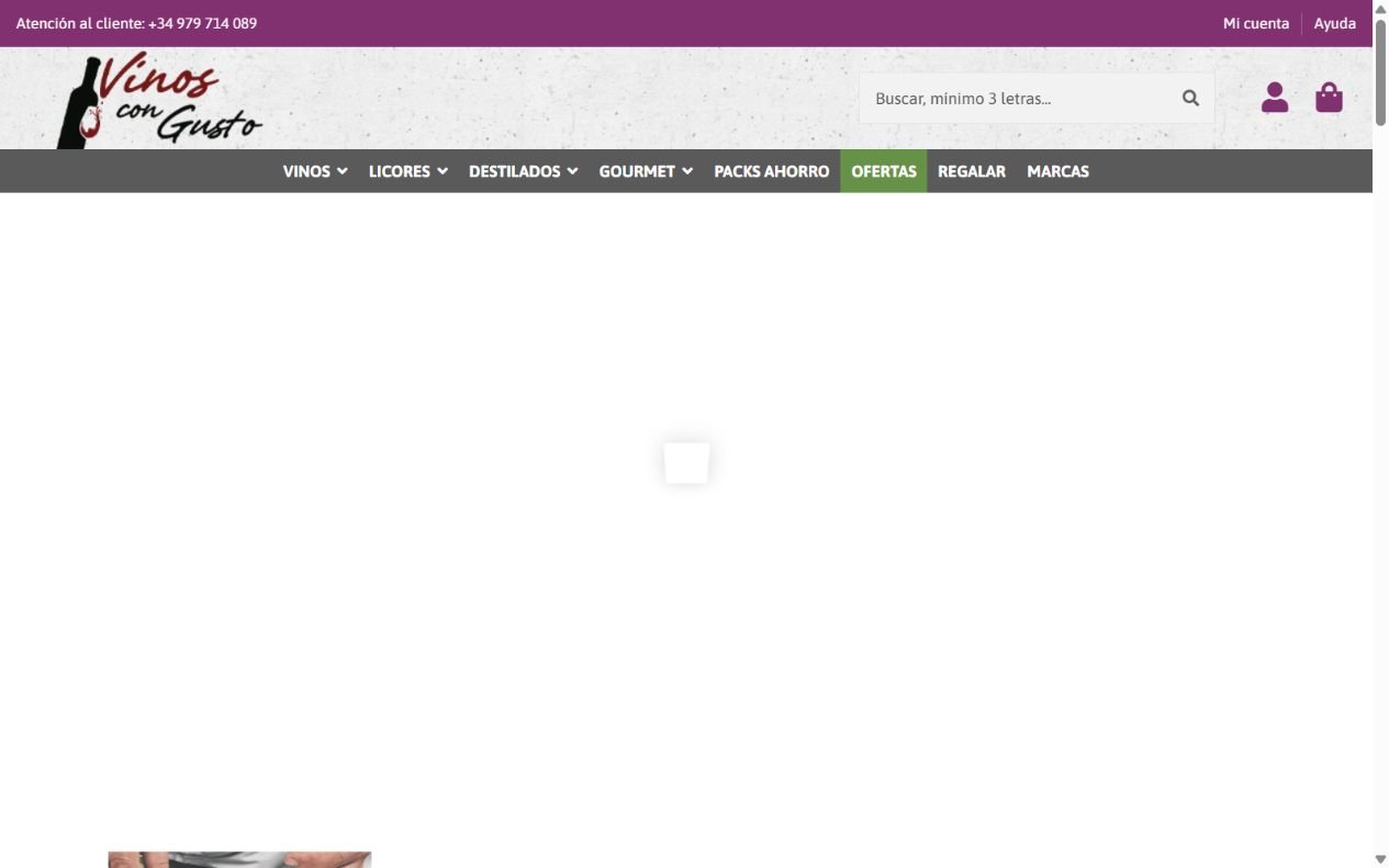 Web de Vinos con Gusto