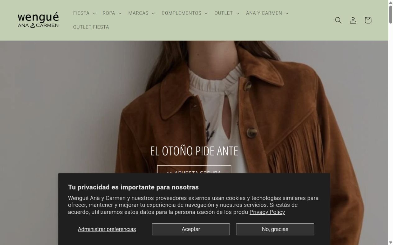 Web de Wengue
