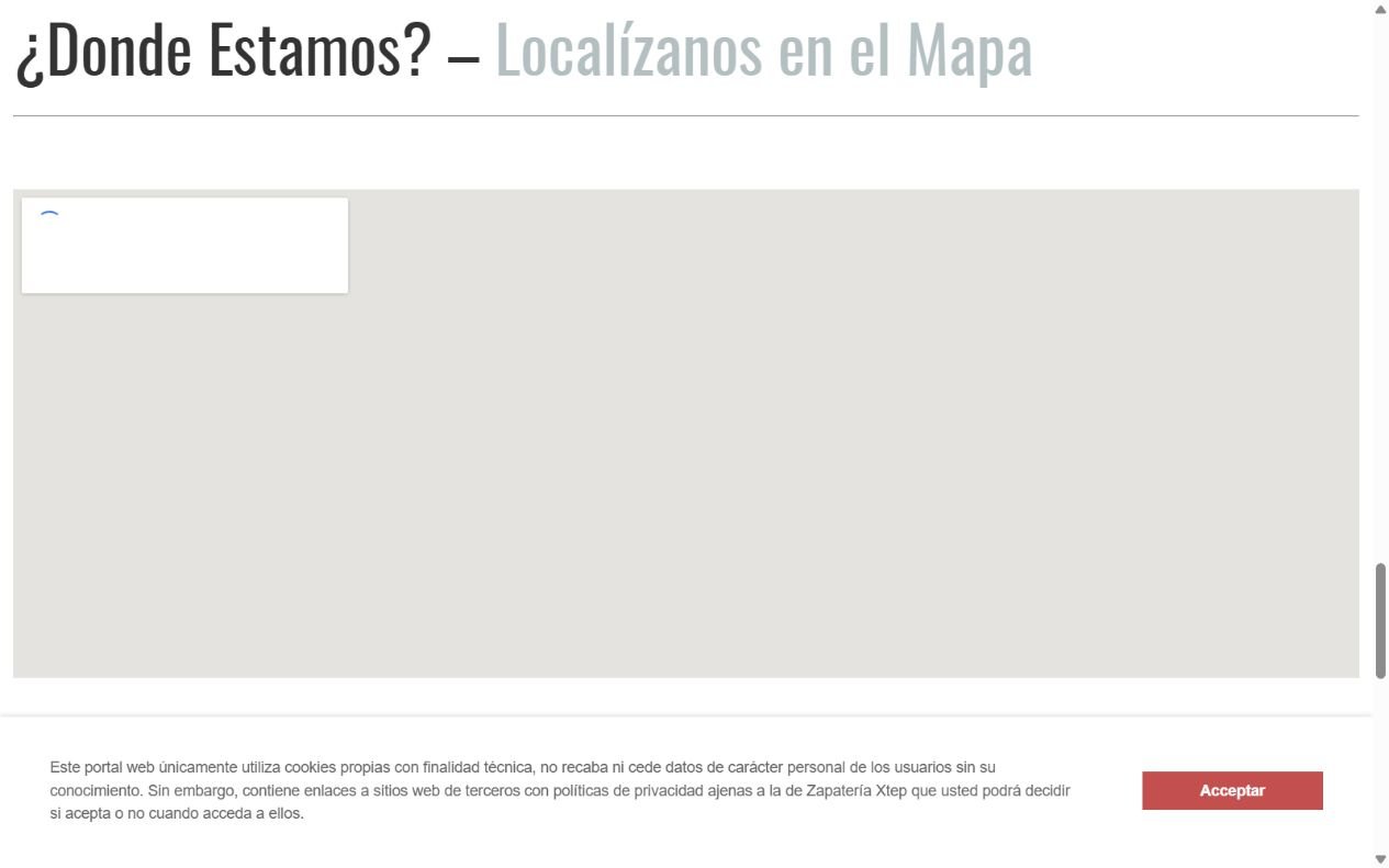 Web de Zapateria Xtep